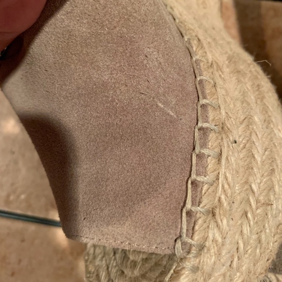 Marc Fisher Alida Espadrille Wedge Sandals in Taupe size 9 - Picture 10 of 12